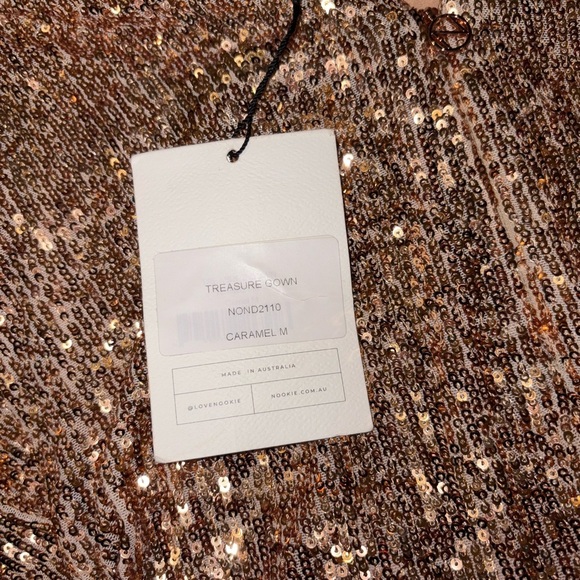 Nookie Treasure Gown in Camel size Medium NWT - Picture 11 of 11